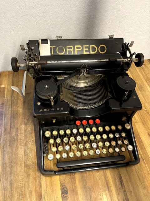 Schreibmaschine Torpedo Modell 6 Vorgänger Seriennummer 91074 1920iger