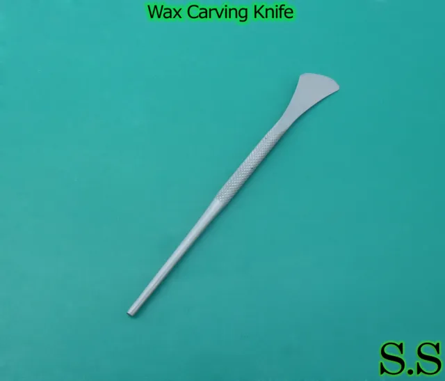 Couteau de sculpture en cire avec poignée en acier inoxydable instruments dentaires chirurgicaux