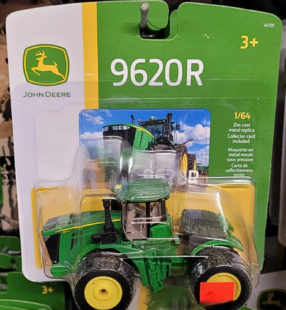 1/64 ERTL Scale John Deere 9620R 4wd Tractor With Triples