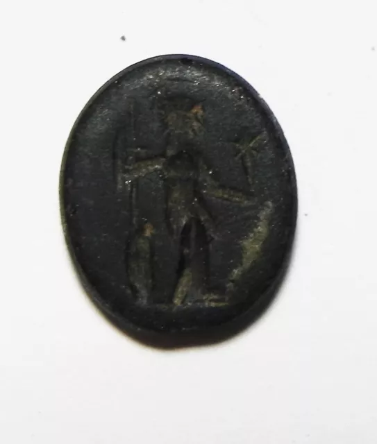 Zurqieh - As8580- Ancient Roman Stone Intaglio. Minerva.  200 - 300 A.d