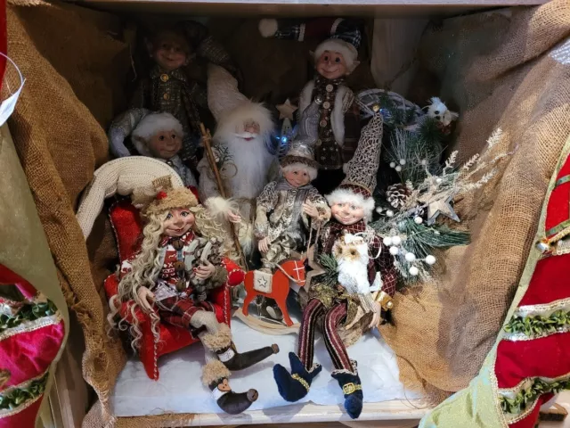 Floridus Christmas Lutin, Floridus Christmas Elf, Collectible Lutin, 20"" Birke 3