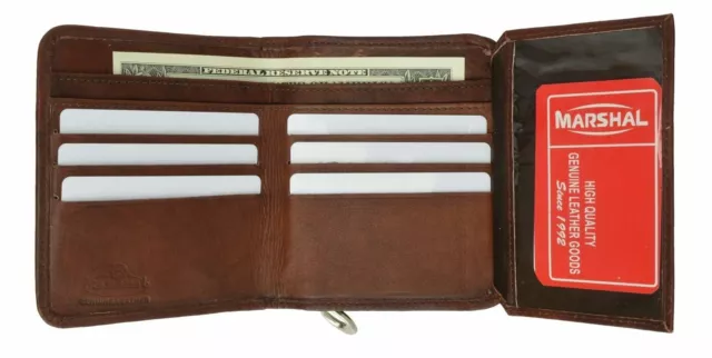 Leather Wallets For Women - Trifold Womens Wallet With Coin Purse