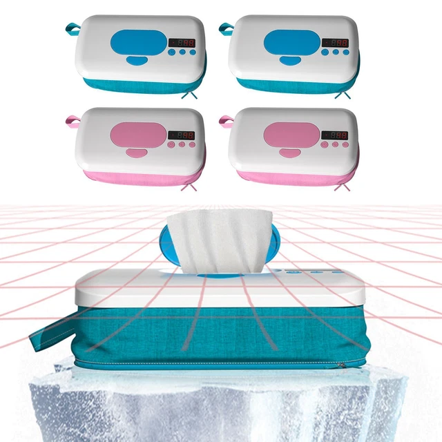 Portable Wipe Warmers Wet Wipe Dispenser Adjustable Temperature High Capacity