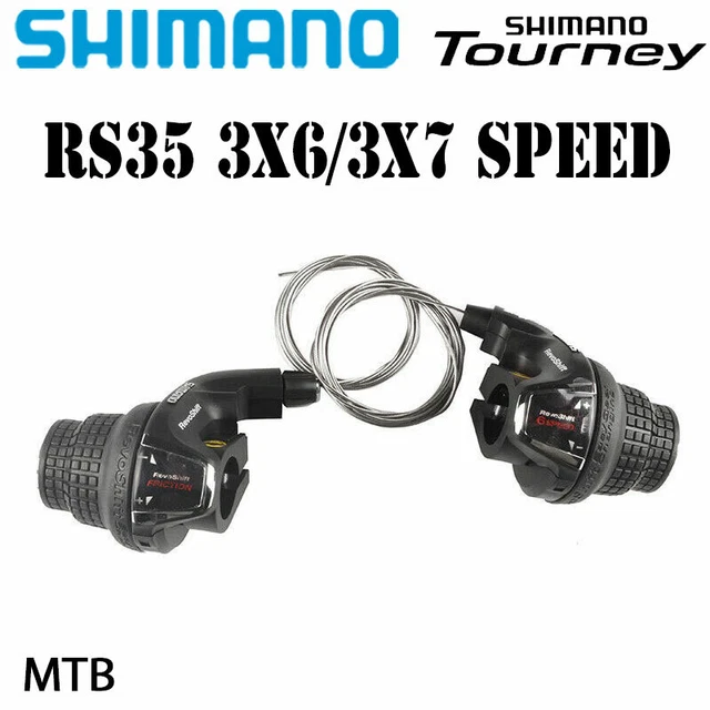 SHIMANIO SL-RS40 7 vitesses TRIPLE 3X7 TWIST SHIFTER KIT 22,2 mm PINCE