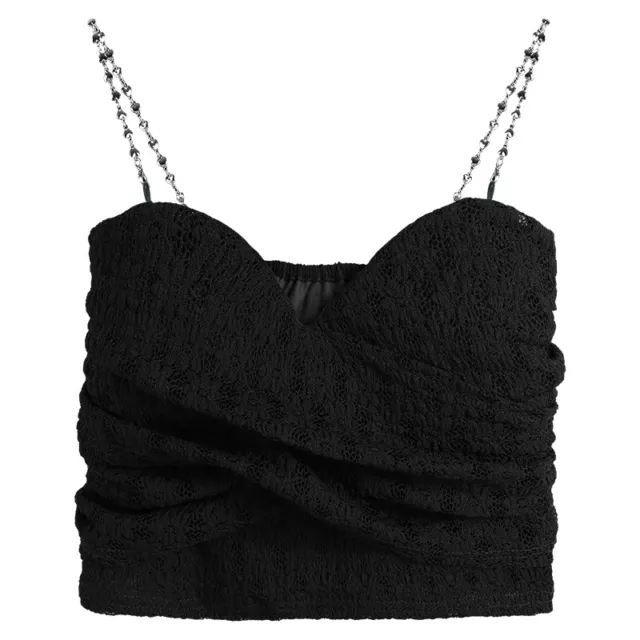 Female Basic Vest Bra Bralette Spaghetti Crop Tank Top Summer Sexy Club Party