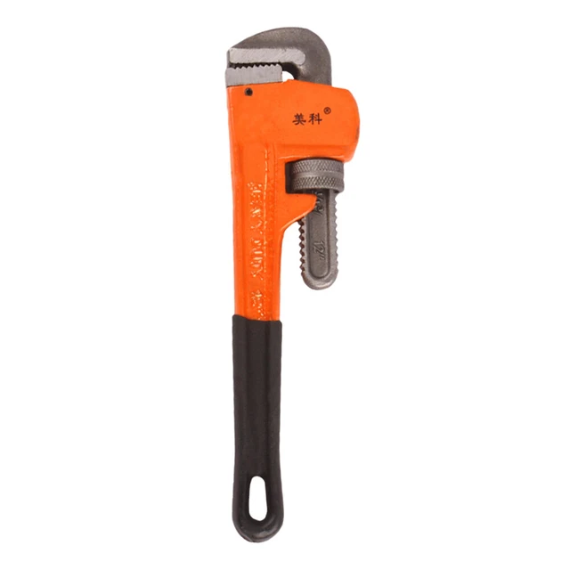 Llave de tubería de agua hierro llave de tubería de agua pinzas de tubería naranja