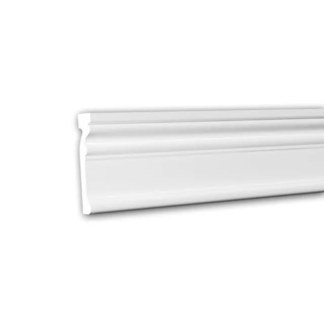 PROFHOME 151347F barra flexible de pared y friso barra de estuco barra decorativa 2 m