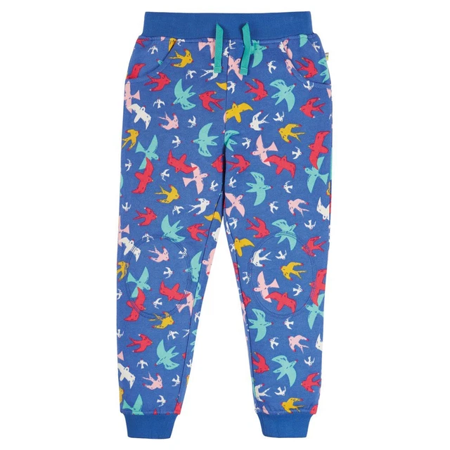Pantaloni comodi stampati Frugi Joggers volo arcobaleno età 2 - 3 anni