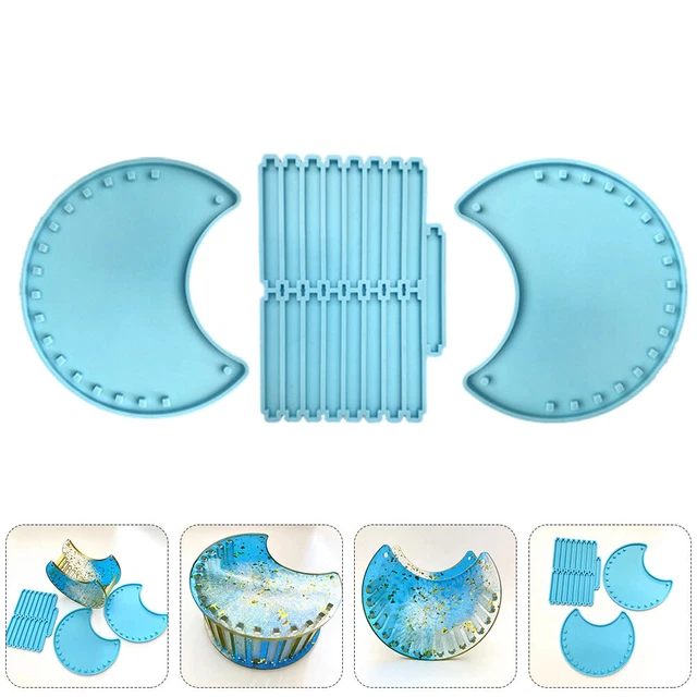 DIY Lagerung Rack Form Silikon Form 1 Set Mond Geformt Der Form Kristall Epoxy
