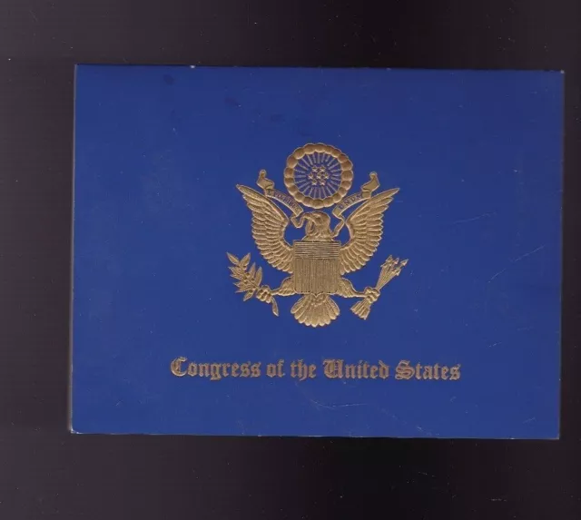 Fred J Eckert Casa Di Representatives Natale Scheda 1986 New York