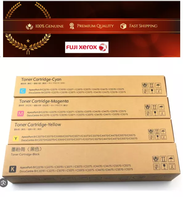 Genuine Fuji Xerox Toner CT201370-CT201373 1BK,1C,1M,1Y