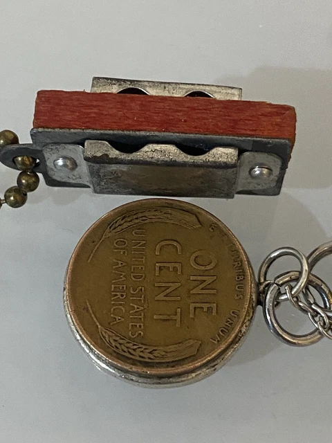 Vintage Miniature harmonica Type L made In occupied Japan 2holes Very rare Works