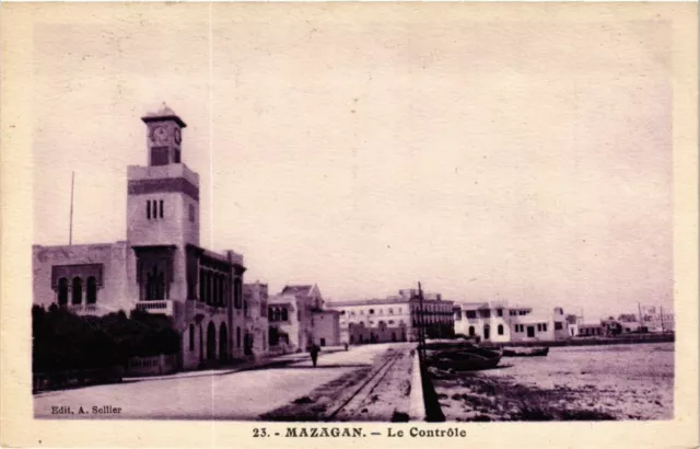 CPA AK MAROC MAZAGAN - Le Controle (219363)
