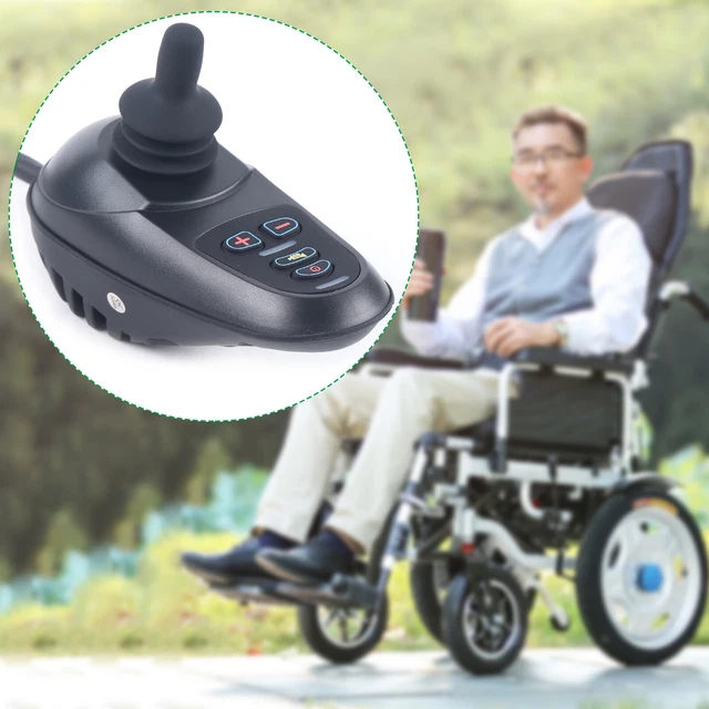 Joystick eléctrico plegable para silla de ruedas LED Command 24 V CC
