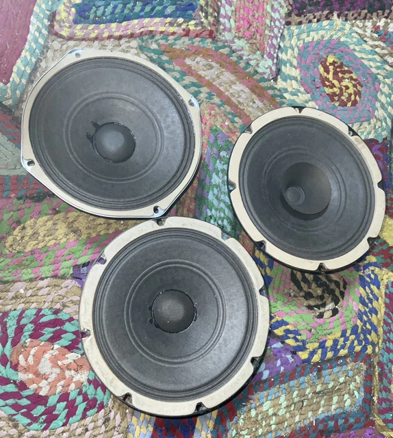 Lot 3 Vintage 8" Alnico Speaker 8 Ohm. (2x) AO-24398-0 & AO-28677-0 Great sound Lot 3 Vintage 8" Alnico Speaker 8 Ohm. (2x) AO-24398-0 & AO-28677-0 Great sound