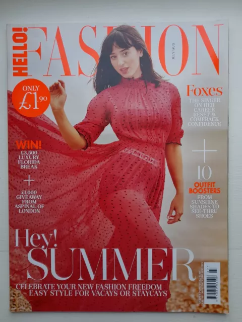 UK HELLO! Fashion Magazine, Gabrielle Aplin, Jodie Comer, C. Daur, July/Aug  2023