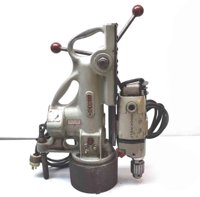 BUX Rockwell 77767 1/2" Magnetic-Base Drill Press Forward/Reverse 500-RPM 115VAC