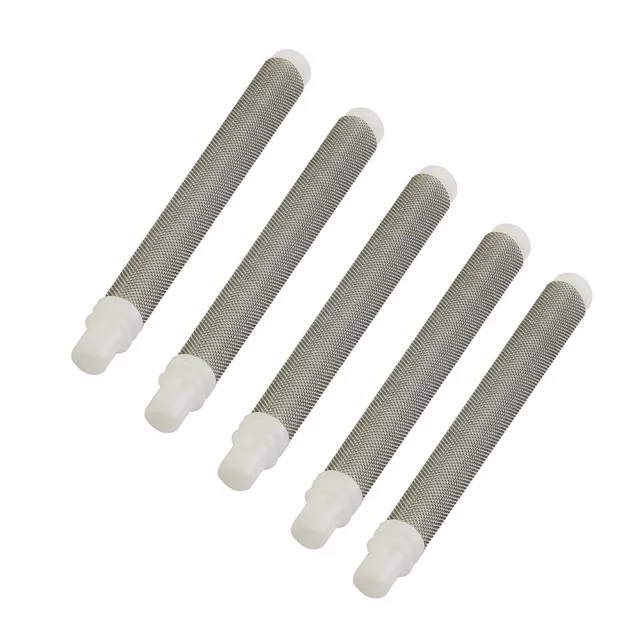 Premium Grade Airless Spray Filter Elements Pack of 5 Stainless Steel Mesh