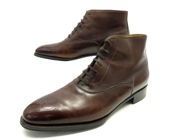 Chaussures John Lobb Canonbury Bottines 7E 41 En Cuir Marron Low Boots 1965€