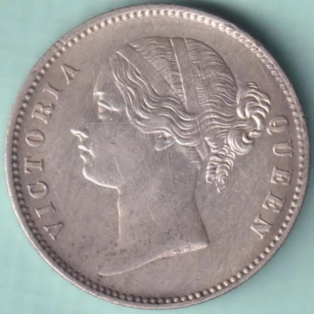 Britisches Indien 1840 Victoria Queen Divided Legend Eine Rupee Seltene...