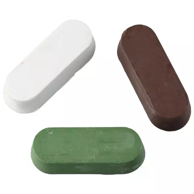 Vert/Blanc/Marron Kit composé de polissage Pâte de meulage d'alumine  Métaux