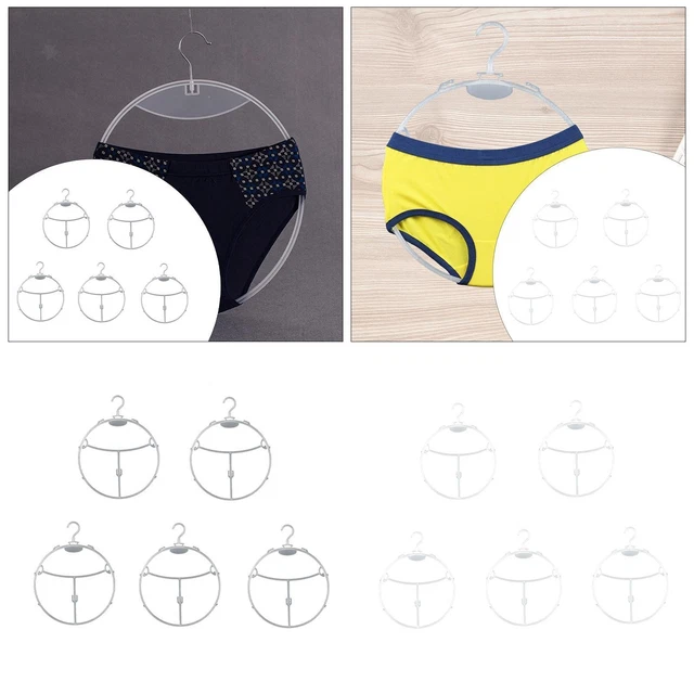 Lot de 100 cintres plastique avec pinces L45 cm