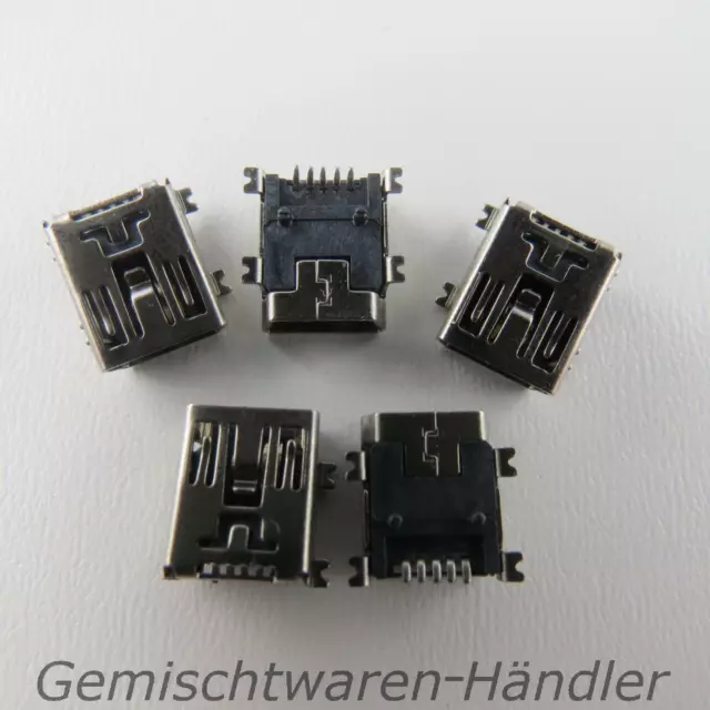 5 Pin Mini USB Buchse SMT Female SMD Socket Connector