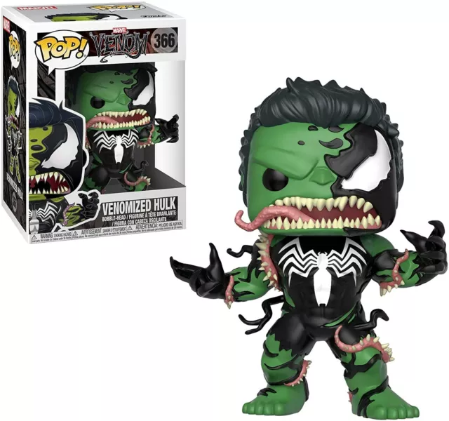 Marvel Venom Venomized Hulk Funko Pop! Vinyl Figure #366 in Protector 3