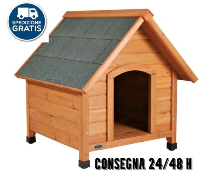 Cuccio Cuccia in legno per cani casette cucce box cane casetta cuccie taglia S M L XL 
