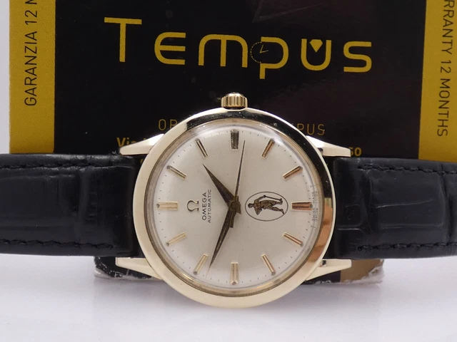Omega Vintage Automatic L6298 Oro 14 Kt Gold Filled Anno 1964 Orologio Uomo