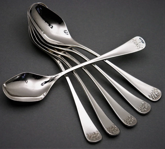 Robbe & Berking Karat 6 / 12 Teelöffel Kaffeelöffel  800er Silber R&B (P87)