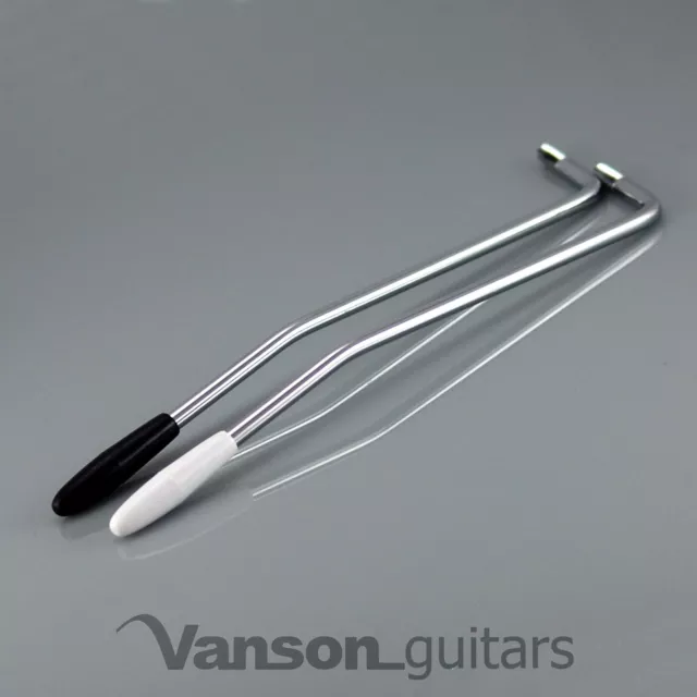 5 or 6mm Tremolo Arm Whammy Bar for Fender ® & Squier Strat * Black or White Tip