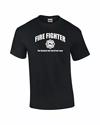 Firefighter Hardest Job You'll Ever Love Fire Fighting Men's Short Sleeve