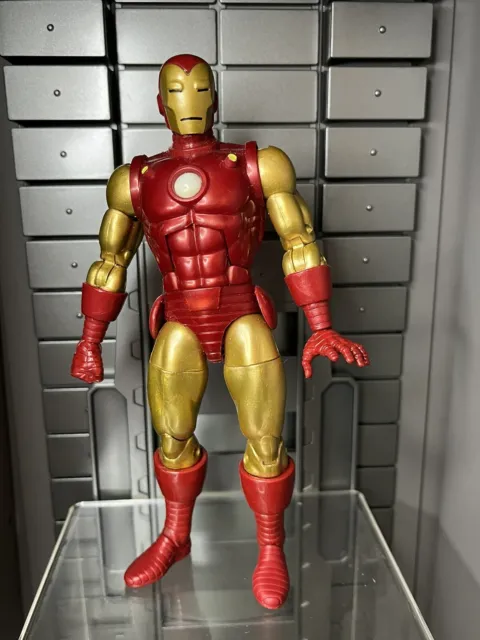 Marvel Legends 6" 80 Years Retro Classic Iron Man Tony Stark Loose Incomplete