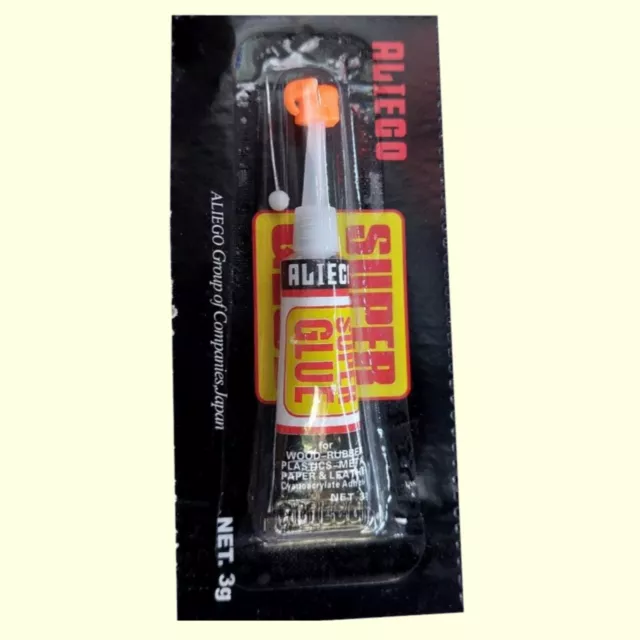 Super Glue Wood Rubber Metal Glass Cyanoacrylate Adhesive Instant Strong Bond 3g 2