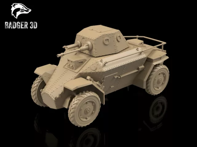 WWII Hungarian 39M Csaba Armoured Car - Resin Bolt Action / Chain of Command