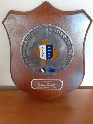 araldica,militaria Crest Task force C4 NATO HEADQUARTERS TIRANA 
