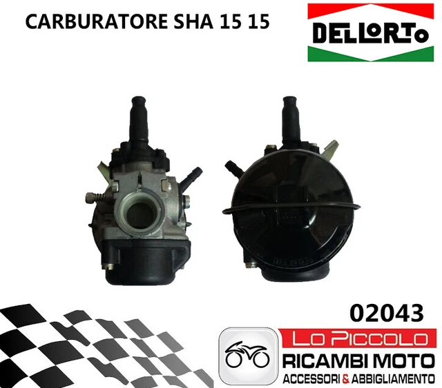 Carburateur DELL ORTO SHA 15/15 - avec starter à tirette