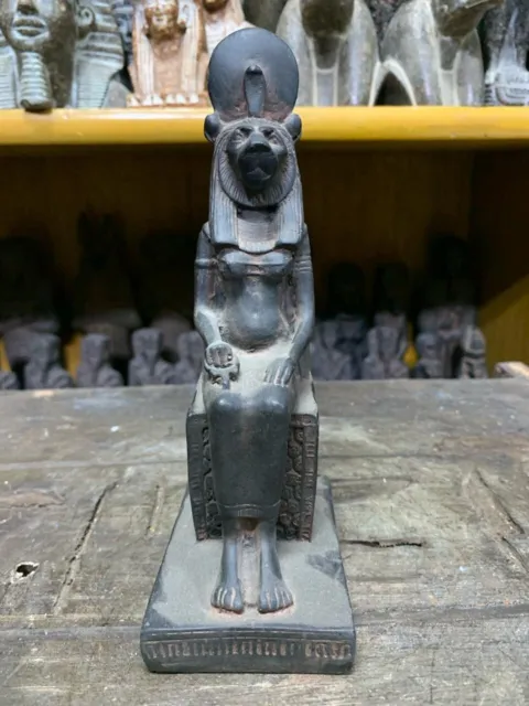 Now Antique Sekhmet Statue God of war Egyptian Ancient Egyptian Antiques Rare BC