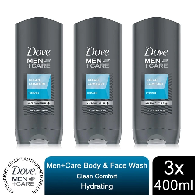 Dove Men Care Body And Face Wash Hydrating Clean Comfort Body Wash