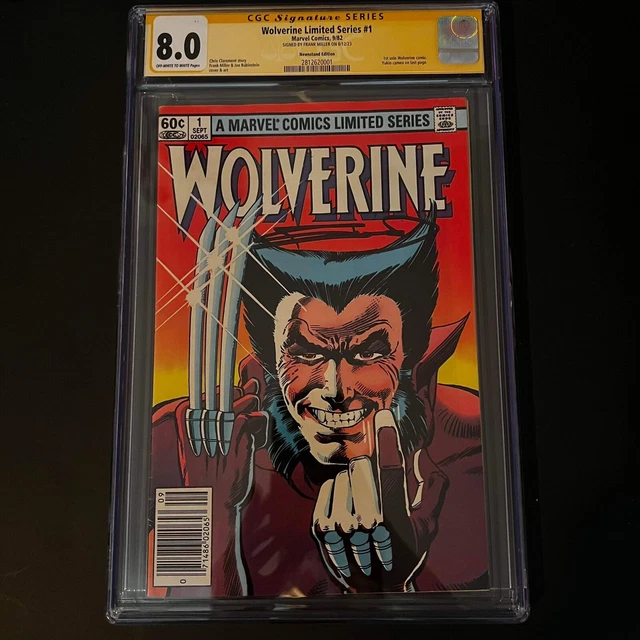 Marvel Comics Wolverine Limited Series CGC SS 8.0 Newsstand Edition - X-men