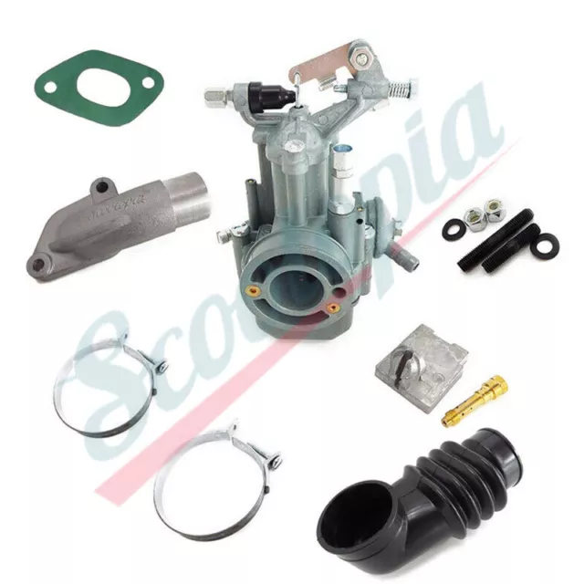 Scootopia Lambretta SH2/22 22mm GP150 Complete Carb Carburettor Kit