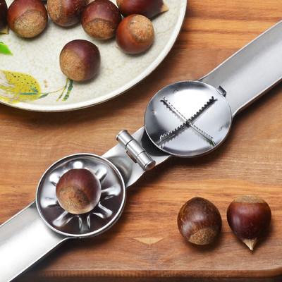 Taglia Castagne in Acciaio Schiaccianoci Clip YOUYIKE Pinza Castagne Castagno Clip Apri Castagne Attrezzo per Castagne per Noci,Castagne e nocciole e Altre Noci Schiaccianoci per Castagne 