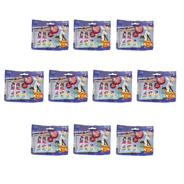DISNEY PHINEAS & Ferb Diorama Figures Party Favor Blind Suprise Bags
