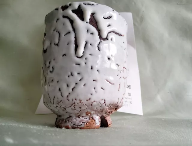 JA63: Yunomi, Teebecher, Mug, weiße Glasur, von Kunisuke Nakahara, Japan, Hagi