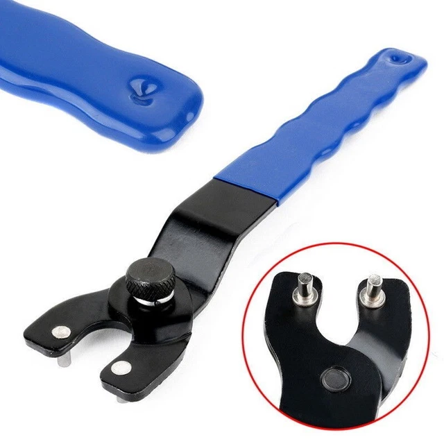 Amoladora de tuerca llave de tornillo herramienta de cincel acero azul + negro e