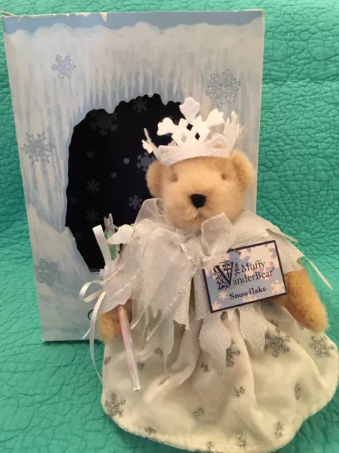 Vintage 1993 Muffy Vander Bear “Snowflake” By North American Bear Co.