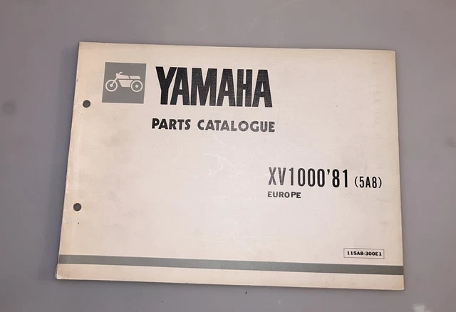 Yamaha XV 1000-1981 catalogo ricambi originali