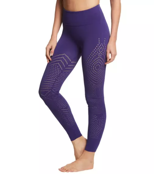 Free People Movement Self-Hem Ecology Leggings Indigo Made in Italy $140 |FF-106