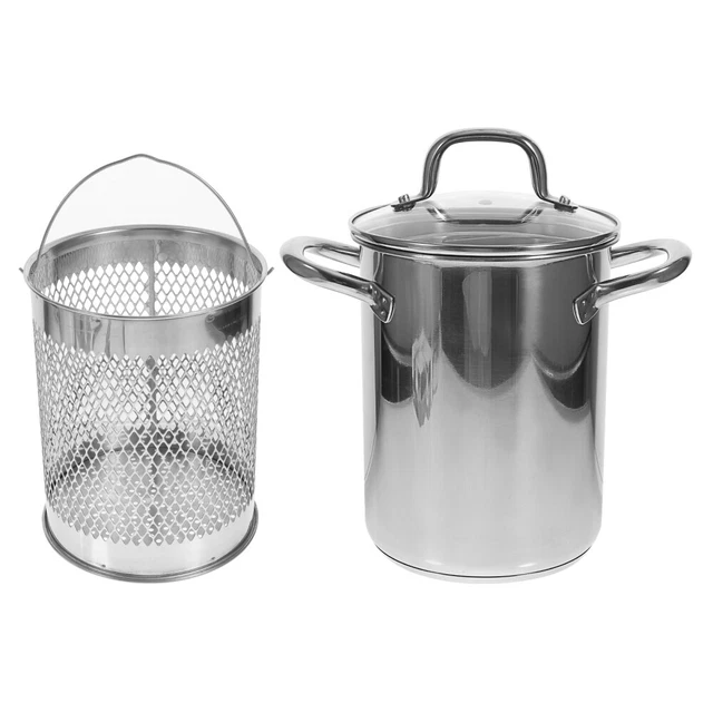 DELARLOCHEF Padella in acciaio inox a tre strati,24cm 28cm,non rivestita,padelle per induzione,pentole ad alta e ottima efficienza energetica per steak,uova